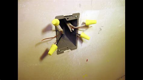 can you mount electrical box in drywall|drywall electrical box mount instructions.